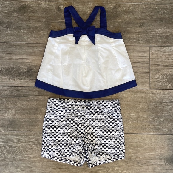 Janie and Jack - Nautical Shorts & Top Set - Picture 2 of 8